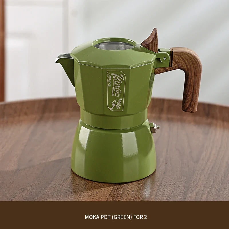 Bincoo Double-Valve Italian Moka Pot
