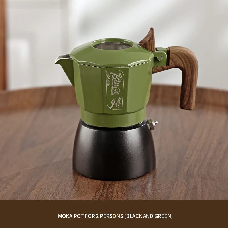 Bincoo Double-Valve Italian Moka Pot