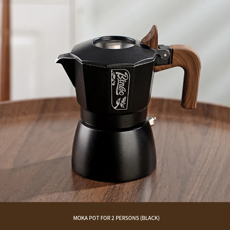 Bincoo Double-Valve Italian Moka Pot